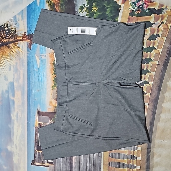 Larry Levine Platinum Gray Missy Dress‎ Pants Size 12 NWT - Picture 1 of 8